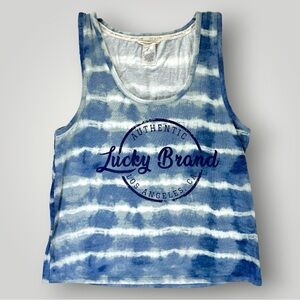 Lucky Brand Women's Top Size XL Sleeveless Multicolored Scoop Neck